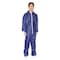 Condor Collared Disposable Coveralls, M, Blue, polypropylene, zipper 26W807 - alternate 2