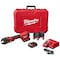 Milwaukee Tool M18 Short Throw Press Tool Kit w/PEX Crimp Jaws 2674-22C - alternate 1