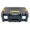 Dewalt TSTAK II Flat Top Tool Box, Plastic, Black, 17 in W x 13 in D x 6 in H DWST17807 - alternate 1