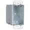 Raco Electrical Box, 18 cu in, Switch Box Type, 1 Gang, Steel, Rectangular Shape 591 - alternate 1