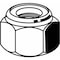 Zoro Select Nylon Insert Lock Nut, 5/16"-18, Steel, Grade 2, Zinc Plated, 23/64 in Ht, 100 PK U12423.031.0001 - alternate 1