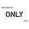 Rae Pavement Stencil, Message, Only, 10 in Character Height, Highway Gothic Font, Polyethylene, Clear STL-116-71006 - alternate 2