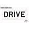 Rae Pavement Stencil, Message, Drive, 10 in Character Height, Highway Gothic Font, Polyethylene, Clear STL-116-71007 - alternate 2