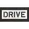 Rae Pavement Stencil, Message, Drive, 10 in Character Height, Highway Gothic Font, Polyethylene, Clear STL-116-71007 - alternate 1