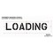 Rae Pavement Stencil, Message, Loading, 10 in Character Height, Highway Gothic Font, Polyethylene STL-116-71012 - alternate 2