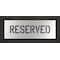 Rae Pavement Stencil, Message, Reserved, 4 in Character Height, Highway Gothic Font, Polyethylene STL-116-70433 - alternate 1