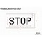 Rae Pavement Stencil, Message, Stop, 6 in Character Height, Highway Gothic Font, Polyethylene, Clear STL-116-70603 - alternate 2