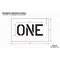 Rae Pavement Stencil, Message, One, 6 in Character Height, Highway Gothic Font, Polyethylene, Clear STL-116-70609 - alternate 2