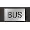 Rae Pavement Stencil, Message, Bus, 6 in Character Height, Highway Gothic Font, Polyethylene, Clear STL-116-70615 - alternate 1