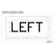 Rae Pavement Stencil, Message, Left, 6 in Character Height, Highway Gothic Font, Polyethylene, Clear STL-116-70620 - alternate 2