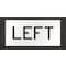 Rae Pavement Stencil, Message, Left, 6 in Character Height, Highway Gothic Font, Polyethylene, Clear STL-116-70620 - alternate 1