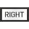 Rae Pavement Stencil, Message, Right, 6 in Character Height, Highway Gothic Font, Polyethylene, Clear STL-116-70621 - alternate 1