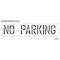 Rae Pavement Stencil, Message, No Parking, 18 in Character Height, Highway Gothic Font, Polyethylene STL-116-71832 - alternate 2