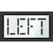 Rae Pavement Stencil, Message, Left, 18 in Character Height, Highway Gothic Font, Polyethylene, Clear STL-116-71820 - alternate 1