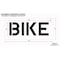 Rae Pavement Stencil, Message, Bike, 10 in Character Height, Highway Gothic Font, Polyethylene, Clear STL-116-71017 - alternate 2