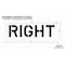 Rae Pavement Stencil, Message, Right, 10 in Character Height, Highway Gothic Font, Polyethylene, Clear STL-116-71021 - alternate 2