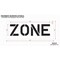 Rae Pavement Stencil, Message, Zone, 10 in Character Height, Highway Gothic Font, Polyethylene, Clear STL-116-71024 - alternate 2