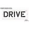 Rae Pavement Stencil, Message, Drive, 12 in Character Height, Highway Gothic Font, Polyethylene, Clear STL-116-71207 - alternate 2