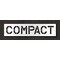 Rae Pavement Stencil, Message, Compact, 12 in Character Height, Highway Gothic Font, Polyethylene STL-116-71211 - alternate 1