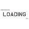 Rae Pavement Stencil, Message, Loading, 12 in Character Height, Highway Gothic Font, Polyethylene STL-116-71212 - alternate 2