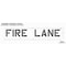 Rae Pavement Stencil, Message, Fire Lane, 12 in Character Height, Highway Gothic Font, Polyethylene STL-116-71231 - alternate 2