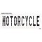 Rae Pavement Stencil, Message, Motorcycle, 48 in Character Height, Highway Gothic Font, Polyethylene STL-116-74816 - alternate 2