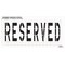 Rae Pavement Stencil, Message, Reserved, 48 in Character Height, Highway Gothic Font, Polyethylene STL-116-74833 - alternate 2