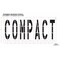 Rae Pavement Stencil, Message, Compact, 48 in Character Height, Highway Gothic Font, Polyethylene STL-116-74811 - alternate 2