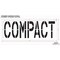 Rae Pavement Stencil, Message, Compact, 24 in Character Height, Highway Gothic Font, Polyethylene STL-116-72411 - alternate 2