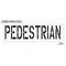 Rae Pavement Stencil, Message, Pedestrian, 24 in Character Height, Highway Gothic Font, Polyethylene STL-116-72425 - alternate 2