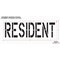 Rae Pavement Stencil, Message, Resident, 24 in Character Height, Highway Gothic Font, Polyethylene STL-116-72430 - alternate 2