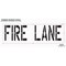 Rae Pavement Stencil, Message, Fire Lane, 24 in Character Height, Highway Gothic Font, Polyethylene STL-116-72431 - alternate 2