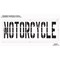 Rae Pavement Stencil, Message, Motorcycle, 36 in Character Height, Highway Gothic Font, Polyethylene STL-116-73616 - alternate 2
