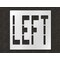 Rae Pavement Stencil, Message, Left, 36 in Character Height, Highway Gothic Font, Polyethylene, Clear STL-116-73620 - alternate 1
