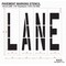 Rae Pavement Stencil, Message, Lane, 48 in Character Height, Highway Gothic Font, Polyethylene, Clear STL-116-74802 - alternate 2