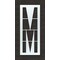 Rae Airport Pavement Stencil, Letter, 108 in Character Height, Highway Gothic Font, Polyethylene, Clear STL-108-F108M - alternate 1