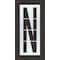 Rae Airport Pavement Stencil, Letter, 108 in Character Height, Highway Gothic Font, Polyethylene, Clear STL-108-F108N - alternate 1