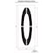 Rae Airport Pavement Stencil, Letter, 108 in Character Height, Highway Gothic Font, Polyethylene, Clear STL-108-F108O - alternate 2