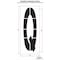 Rae Airport Pavement Stencil, Letter, 108 in Character Height, Highway Gothic Font, Polyethylene, Clear STL-108-F108Q - alternate 2