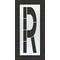 Rae Airport Pavement Stencil, Letter, 108 in Character Height, Highway Gothic Font, Polyethylene, Clear STL-108-F108R - alternate 1