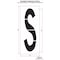 Rae Airport Pavement Stencil, Letter, 108 in Character Height, Highway Gothic Font, Polyethylene, Clear STL-108-F108S - alternate 2