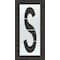 Rae Airport Pavement Stencil, Letter, 108 in Character Height, Highway Gothic Font, Polyethylene, Clear STL-108-F108S - alternate 1