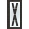 Rae Airport Pavement Stencil, Letter, 108 in Character Height, Highway Gothic Font, Polyethylene, Clear STL-108-F108X - alternate 1