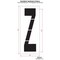 Rae Airport Pavement Stencil, Letter, 108 in Character Height, Highway Gothic Font, Polyethylene, Clear STL-108-F108Z - alternate 2