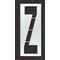 Rae Airport Pavement Stencil, Letter, 108 in Character Height, Highway Gothic Font, Polyethylene, Clear STL-108-F108Z - alternate 1