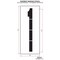 Rae Airport Pavement Stencil, Number, 108 in Character Height, Highway Gothic Font, Polyethylene, Clear STL-108-F1081 - alternate 2