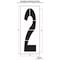 Rae Airport Pavement Stencil, Number, 108 in Character Height, Highway Gothic Font, Polyethylene, Clear STL-108-F1082 - alternate 2
