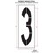 Rae Airport Pavement Stencil, Number, 108 in Character Height, Highway Gothic Font, Polyethylene, Clear STL-108-F1083 - alternate 2