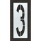 Rae Airport Pavement Stencil, Number, 108 in Character Height, Highway Gothic Font, Polyethylene, Clear STL-108-F1083 - alternate 1