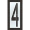 Rae Airport Pavement Stencil, Number, 108 in Character Height, Highway Gothic Font, Polyethylene, Clear STL-108-F1084 - alternate 1